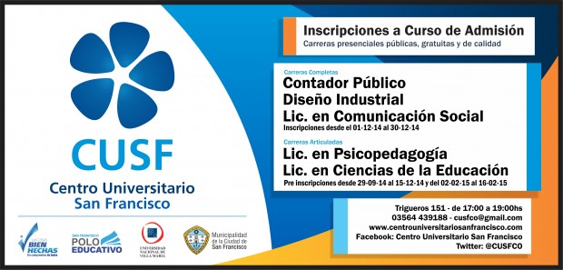 INICIO DE INSCRIPCIONES - INGRESO 2015 - SEGUNDA CONVOCATORIA